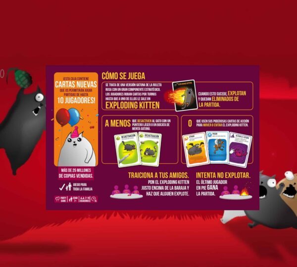Exploding Kittens Paquete Fiesta - Español - Imagen 2