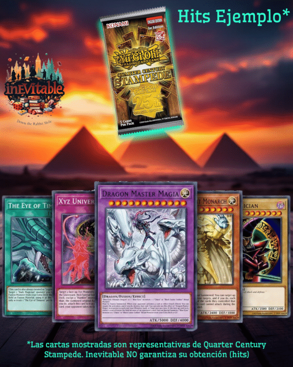 1 x Booster Pack Quarter Century Stampede: Yu Gi Oh! - Imagen 2