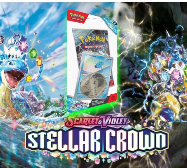 Scarlet & Violet Stellar Crown Booster Blister + Promo + Coin - Imagen 2