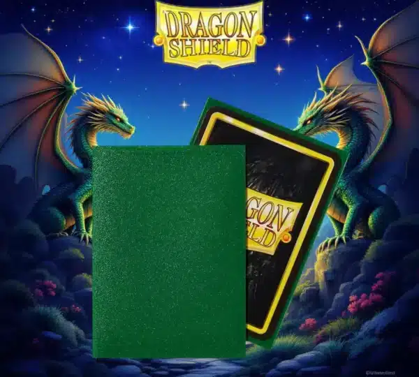 Mica Standard Dragon Shield Emerald Matte c/100 - Imagen 2
