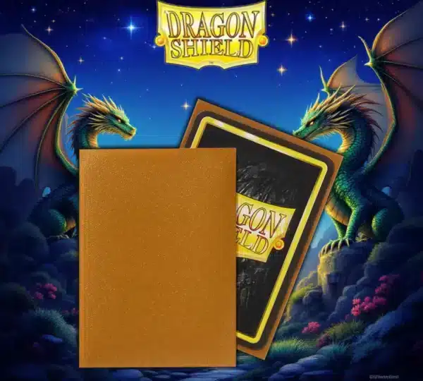 Mica Standard Dragon Shield Gold Matte c/100 - Imagen 2