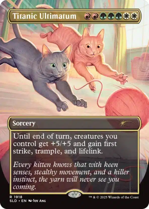 Secret Lair x Cats Are Better Than Dogs Foil - Imagen 4