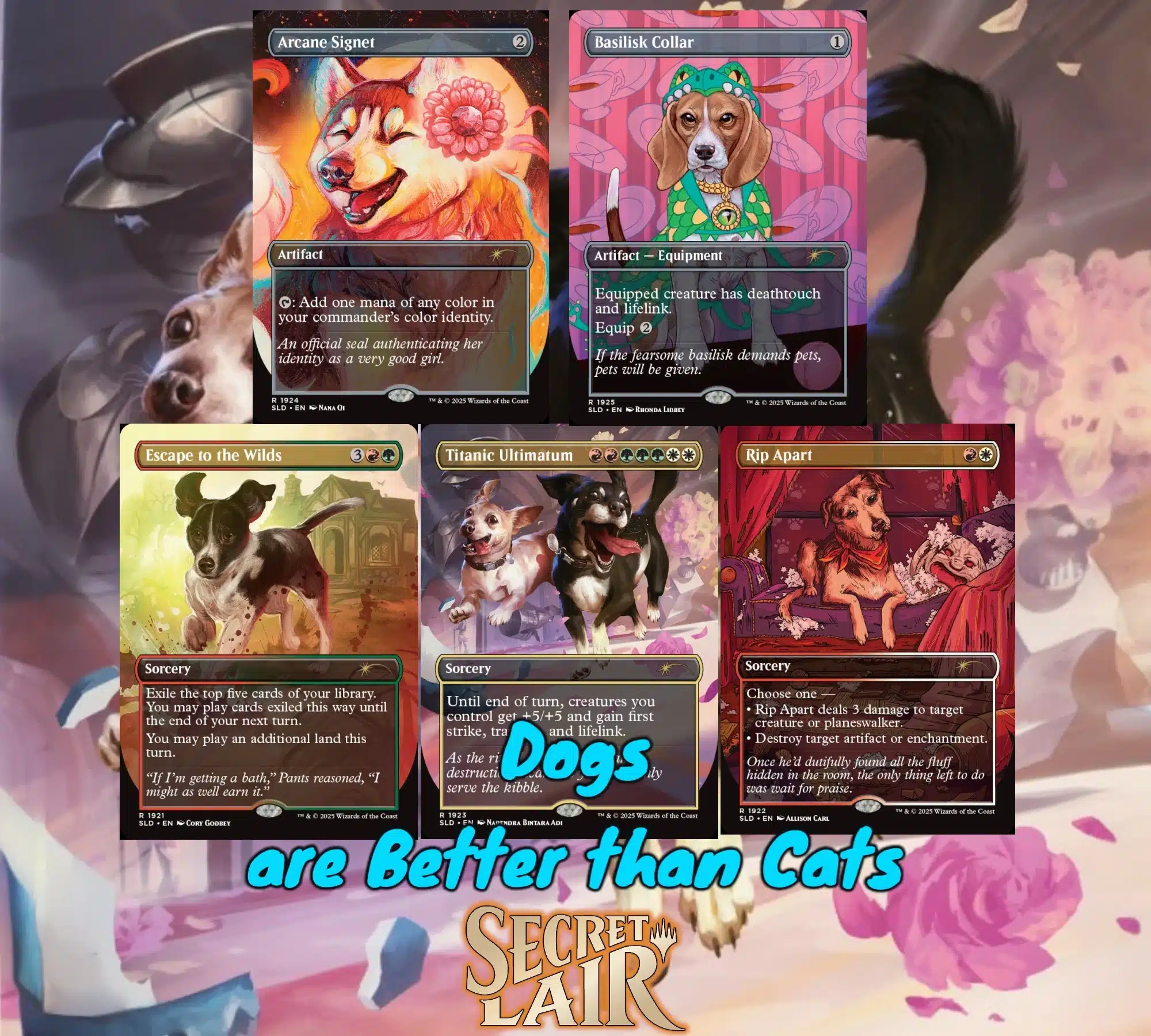 Secret Lair x Dogs Are Better Than Cats Non Foil