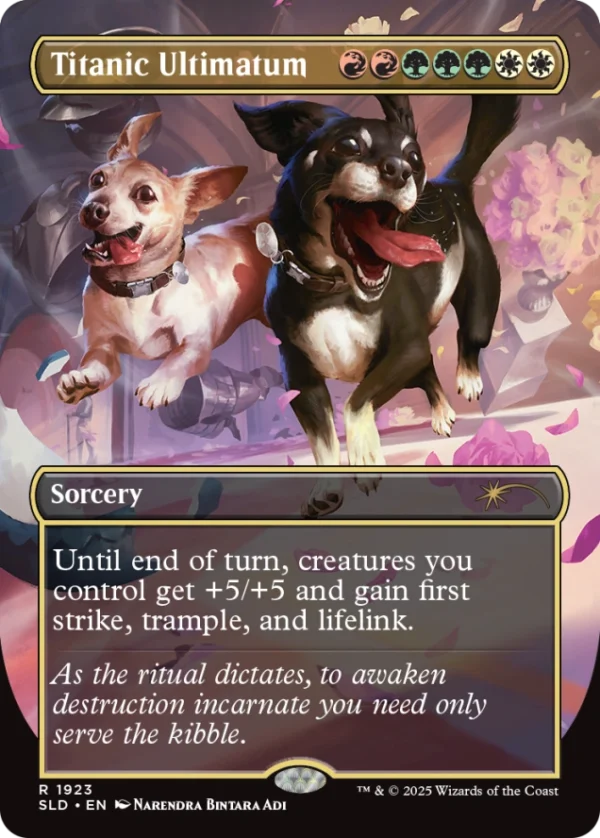 Secret Lair x Dogs Are Better Than Cats Foil - Imagen 4