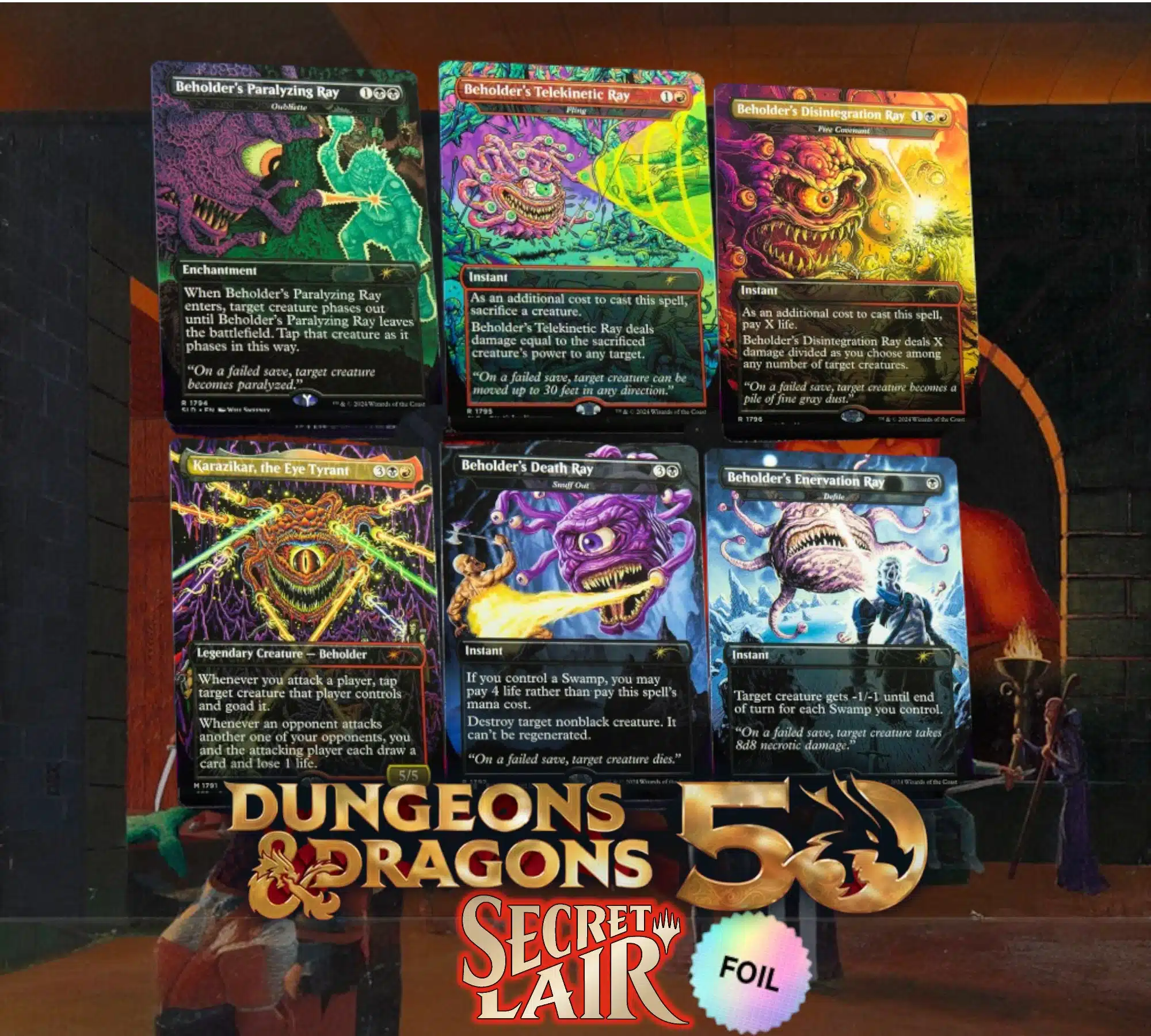 Secret Lair x D&D Death is in the Eyes of the Beholder II Foil