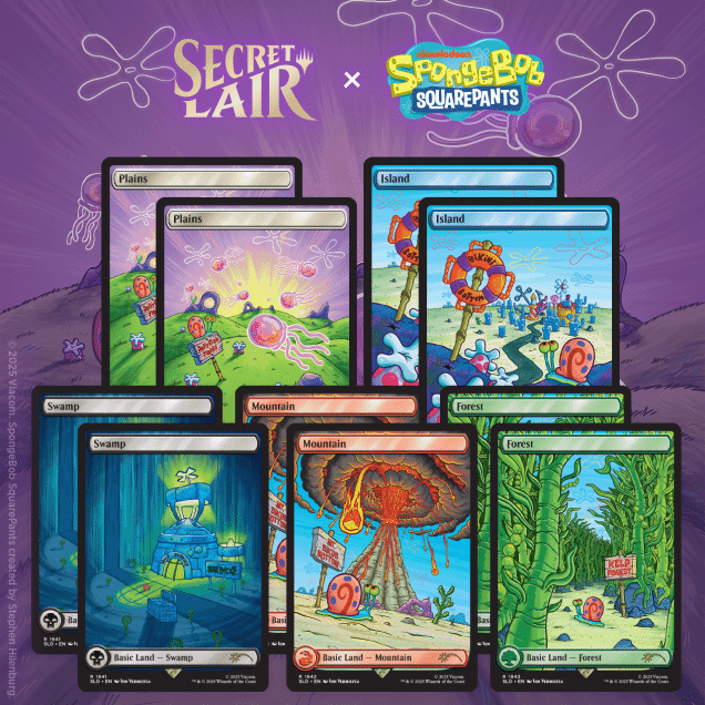 SpongeBob SquarePants: Lands Under the Sea Non Foil Edition - Secret Lair