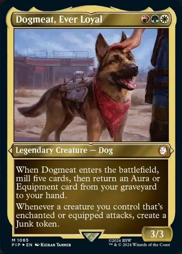 Universes Beyond: Fallout: Dogmeat, Ever Loyal (Display Commander - Not Tournament Legal) M 1065