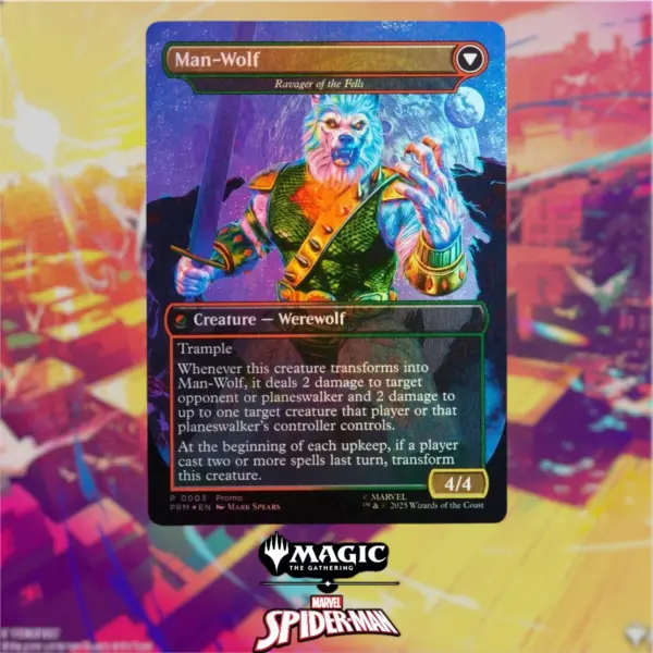 Marvel Legends Series: Magic The Gathering Spider Man - Man-Wolf - Imagen 5
