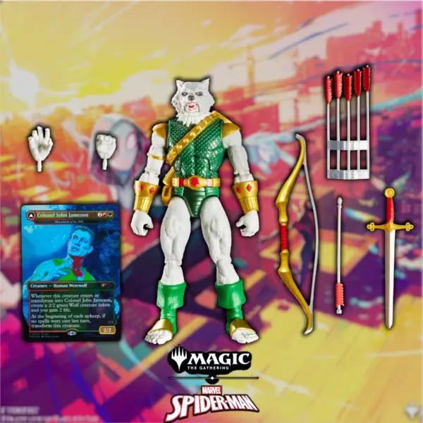 Marvel Legends Series: Magic The Gathering Spider Man - Man-Wolf - Imagen 3