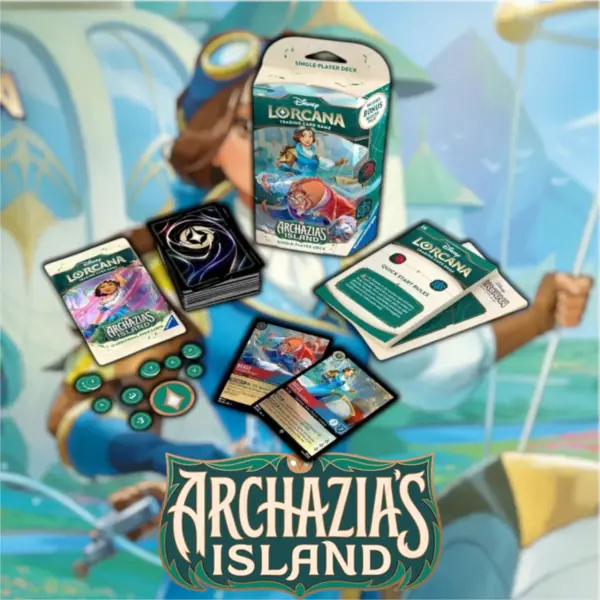 Lorcana: Archazia's Island; Beauty&Beast Ruby & Sapphire Starter Deck - Imagen 2
